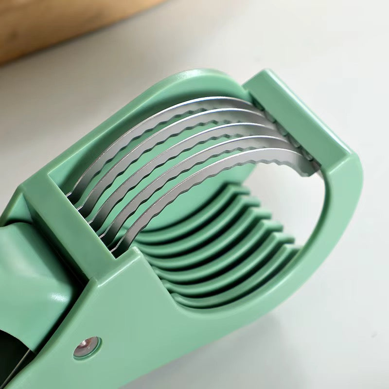 Kitchen stainless steel vegetable fruit slicer Vienna cucumber salad banana slicer knife kitchen tool shallot cutter vegetable Fruit cutter