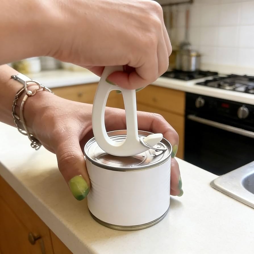 3D printed can opener, hook lift, Easy Pull Tab Lifter for Arthritis, Seniors & Long Nails