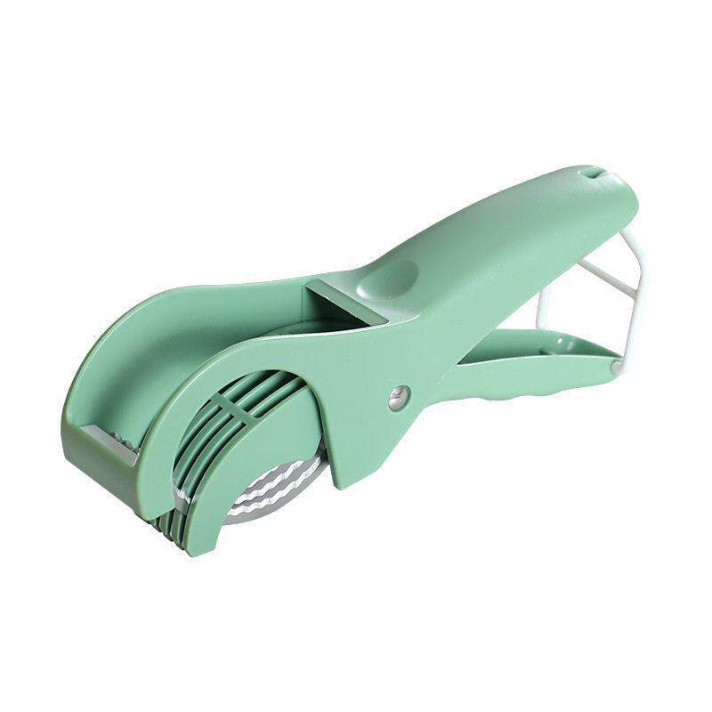 Kitchen stainless steel vegetable fruit slicer Vienna cucumber salad banana slicer knife kitchen tool shallot cutter vegetable Fruit cutter