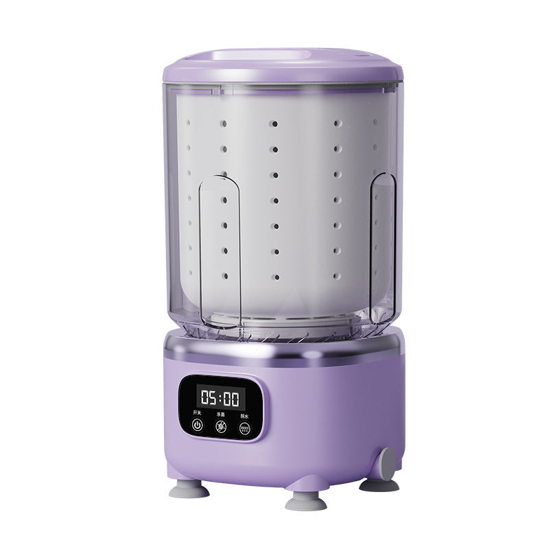 Mini Clothes Washing machine Spin Dryer with Sterilize Function  Portable Underwear, Socks & Baby Clothes, Digital Timer electric washer-dryer all-in-one wireless mini washing machine