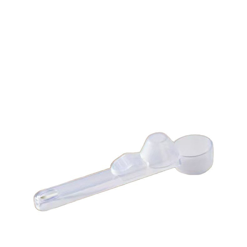 Multifunctional measuring spoon funnel, protein powder dispenser, sliding spoon, coffee milk powder, leak-proof spill-proof protein powder funnel
