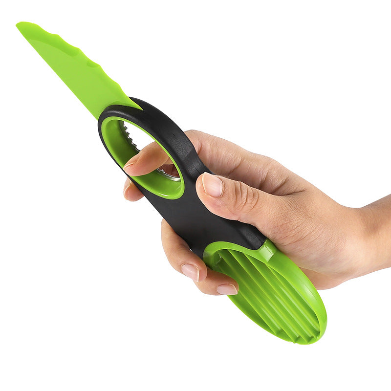 3-in-1 Avocado Slicer, Pitter & Cutter Tool, Multi-Use Fruit Slicer for Avocado, Kiwi & Dragon Fruit